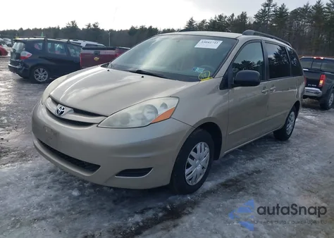 2006 Toyota Sienna Le из США, поврежденный, VIN 5TDZA23C16S422564